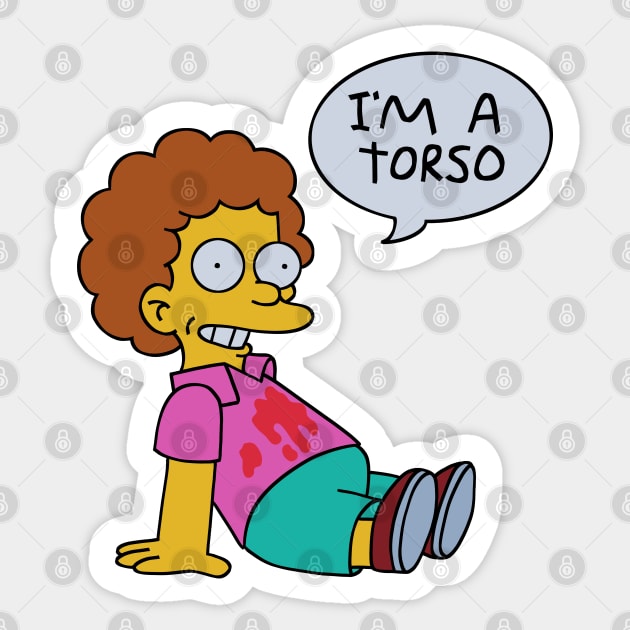 I'm a Torso Sticker by BethSOS